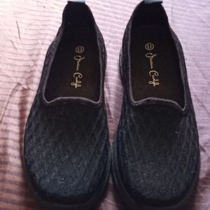Woman slip on